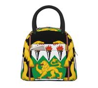 Sierra Leone Emblema Nacional Lunch Box Grande Lunch Bag Con Correa Ajustable Bolsa Térmica Aislada Porta Alimentos Reutilizable Para Escuela Adolescentes Meriendas