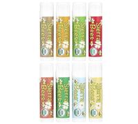 Sierra Organic Lip Balm - Variety 8 Pack by Bees - Cocoa Butter, Honey, Mint Burst, Pomegranate, Shea Butter & Argan Oil, Tamanu & Tea Tree, Unflavoured and Vanilla