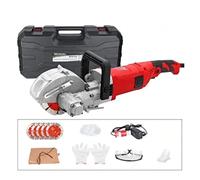 Sierra para Concreto, Máquina de ranura Una vez que se forma una instalación ingeniería hidroeléctrica sin polvo corte la superficie pared automática(5800W)