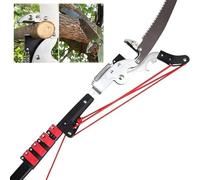 sierra para ramas altas, Sierras de pértiga manuales, podadora árboles extensible, sierra telescópica, for, poda largo alcance, herramientas corte(24ft)