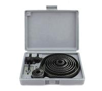 Sierra para Taladro y Juego de 16 Piezas de Brocas y Fresas de Copa para Madera con Sierras de Corona