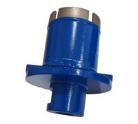 Sierra perforadora de diamante para azulejos de piedra y cerámica - para vástago M14 de alta dureza, broca de núcleo de corte suave, 73 mm, acabado azul
