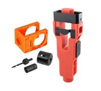 Sierra perforadora para cerradura, herramienta de montaje de puerta, kit de accesorios de montaje de precisión, de brocas multiusos para carpintería para garajes, talleres, entradas, balcones