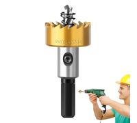 Sierra perforadora para metal, perforadora de acero de alta velocidad, Broca Sierra 16-30 mm, Herramienta de corte abridor de sierra para metal, cobre, acero inoxid