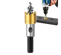 sierra perforadora, sierra perforadora para corte de metales | Abridor de agujeros de acero de alta velocidad | Herramienta de corte abridor de, escariador de metálica para metal