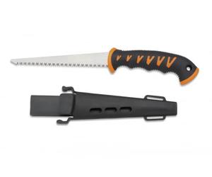 Sierra pladur con funda protectora. Serrucho con hoja de162 mm. Corta Yeso, Madera y Plastico.