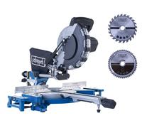 Sierra radial de inglete 216mm 2000W 230V láser Scheppach hm216