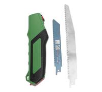 Sierra recíproca manual con 2 hojas de sierra, herramienta de sierra portátil para poda de madera, corte de tubos de metal y caucho, diseño plegable ergonómico para poda de