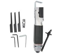 Sierra recíproca neumática de aire, herramienta de corte 90PSI 9000BPM | Cuerpo de aleación zinc, empuñadura goma, 90PSI, 9000BPM, corta hierro 1,6mm y aluminio de 2mm.Incluye 3cuchillas y llaves