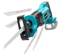 Sierra Sable para Makita 18V, Sierra Alternativa Sin Escobillas de Velocidad Variable, Recorrido de 1", 3200 SPM de 4 Hojas para Herramienta de Corte de Metal/Madera/PVC (Sin Batería)