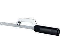 STANLEY Mini Sierra, Armadura Metálica, longitud 300mm, Mango Sintético, Hoja Ajustable y Compatible con otras Hojas, 24 Dientes por Pulgada, 0-15-211
