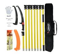 Sierra telescópica con barra telescópica de 8 m, longitud ajustable, podadora de gran alcance, sierra de podar telescópica profesional con funda de sierra, bolsa de transporte para ramas altas, ramas