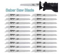 Sierras alternativas Cuchillas de Sable MASO Sable Saw Combo Cuchillas de madera R644D 150mm de largo acero de alto carbono HCS 20 PCS Pack