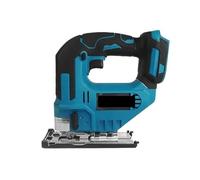 Sierras circulares, Sierra Curva Eléctrica Inalámbrica De 2150RPM, Plantilla Recargable 750W, Herramienta Corte Para Carpintería Para Batería 18V,para madera, plástico, metal blando(No-Battery)