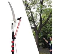 Sierras de pértiga manuales, sierras telescópicas, podadora árboles telescópica profesional, sierra poda extensible for jardinería(18ft)