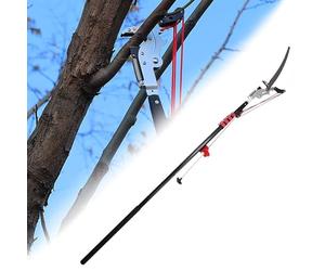 Sierras de pértiga telescópicas, podadoras árboles, podadora telescópica profesional, sierra podar extensible for jardinería y paisajismo(18ft)