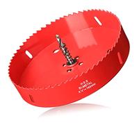 Sierras Perforadoras Madera 165mm, M42 HSS Bi-Metal Sierra de Coron Adaptador y Broc Piloto Sierras Perforadoras para Plástico PVC Aluminio Taladro Percutor Impacto