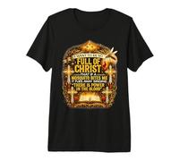 Siervo Religioso de Dios Fiel Jesús Creyente Cristiano Camiseta Premium