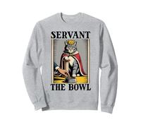 Siervo The Bowl Cat Lover Rascador Poste Divertido Gato Sudadera