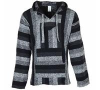 Siesta Baja Sudadera con Capucha - Sudadera con Capucha Mexicana Hippie Festival Jumper para Hombre y Mujer (Sombras de Grey, L)