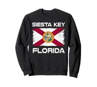 Siesta Key Florida Diseño de Bandera Siesta Key Sarasota Beach FL Sudadera