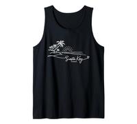 Siesta Key Florida Signature Heart Art - Recuerdo de Playa Camiseta sin Mangas