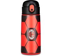 Seven Botella Kid Milan, rojo, 460 ml, acero inoxidable, sin BPA, hermética, caliente 12h/frío 24h, a prueba de fugas, reutilizable, escuela, deporte, viaje, niño, idea regalo