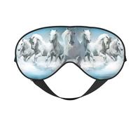 Siete caballos corriendo, Cubreojos completos Antifaz bloqueador de luz Antifaz para dormir Antifaz suave con los ojos vendados Noche