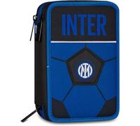Siete Funda Escuela 3 Zip Inter, Azul, Triple Compartimento, 45 piezas, Set