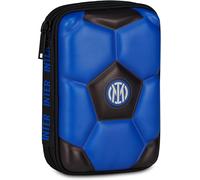 Siete Funda Escuela Quick 3D Inter, Azul, Estuche con Carcasa 3D