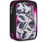 Siete Funda Escuela Speed Case PLUMPY LINE GIRL, Negro, Portaplumas monocompart