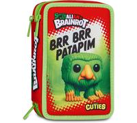 Siete Funda Oficial Brainrot Escuela Primaria Brr Brr Patapim, 3 Compartimentos