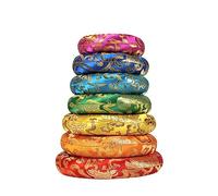 Siete piezas de junta tórica de tela para jugar de 6 a 12 pulgadas, 8 a 14 pulgadas, cuenco de cristal (8-14 pulgadas)