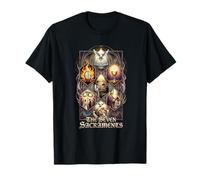Siete Sacramentos Santa Iglesia Católica Camiseta