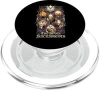 Siete Sacramentos Santa Iglesia Católica PopSockets PopGrip para MagSafe