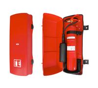 SIEX M003857 Armario modelo CO2 color rojo para extintor 5Kg