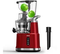 SIFENE AMR8824 - Máquinas de prensado en frío, boca grande de 83 mm, exprimidor de masticación lento, extractor fácil de limpiar para jugo de frutas y verduras de cuerpo completo, acero inoxidable