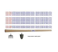 SIFER mango madera barniz azada 1200x45 (como m6 bellota)
