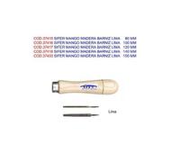 SIFER mango madera barniz lima 150 mm