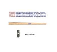Sifer mango madera barniz maza 6-8 k 900x51x29 + cuña