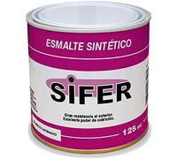 SIFER pintura esmalte sintetico negro brillo 125 ml