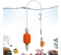 Sifón al vacío para acuario, cambiador de agua para mantenimiento de peceras, herramienta de limpieza para el cuidado de mascotas, removedor de desechos para ambientes acuáticos, sifón de rutina