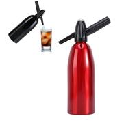 Sifón de soda de aluminio manual hecho en casa para hacer bebidas de agua carbonatada para cócteles, rociadores, bebidas, bar de cocina