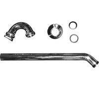 Sifón de tubo para bidé Duravit de 1 1/4 pulgada con tubo de drenaje extendido, cromado, 0050270000