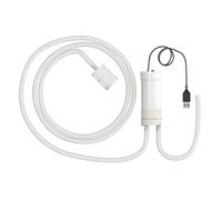 Sifón eléctrico portátil con bomba autocebante para embotellar, a prueba de fugas, multiusos, con tubo suave, USB, compacta, de bajo ruido, tubo de 1,6 m