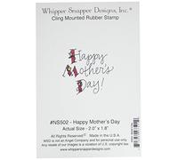 Sifón Snapper diseños se aferran Sello 10,1 x 15,2 cm Feliz día de la Madre, acrílico, Multicolor