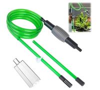 Sifonador Acuario Limpiafondos, Limpiador de Grava para Acuario con Sifón, Aspiradores de Fondo para Peceras, Bomba de Agua Manual para Cambiar el Agua, Lavado de Arena, Aquarium Gravel Cleaner, 1 Set
