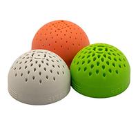 SIFTR 3 colores Triple Pack - Tamiz pequeño ahorro de espacio - Mini colador de latas y colador de silicona - Colador de anidación y coladores de cocina - Gadgets de cocina