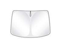 SIFUSM Parasol de Coche para Tesla para Model Y 3 para Highland para Juniper 2021-2025 Parasol para Coche Visera para Ventana Delantera(For 3 Silvering)