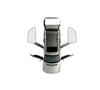 SIFUSM Parasol de Coche para VW ID.3 ID3 2019-2023 2022 2021, Parasol de Cobertura Completa para Ventana, para Parabrisas, Visera automática(Rear Windows)